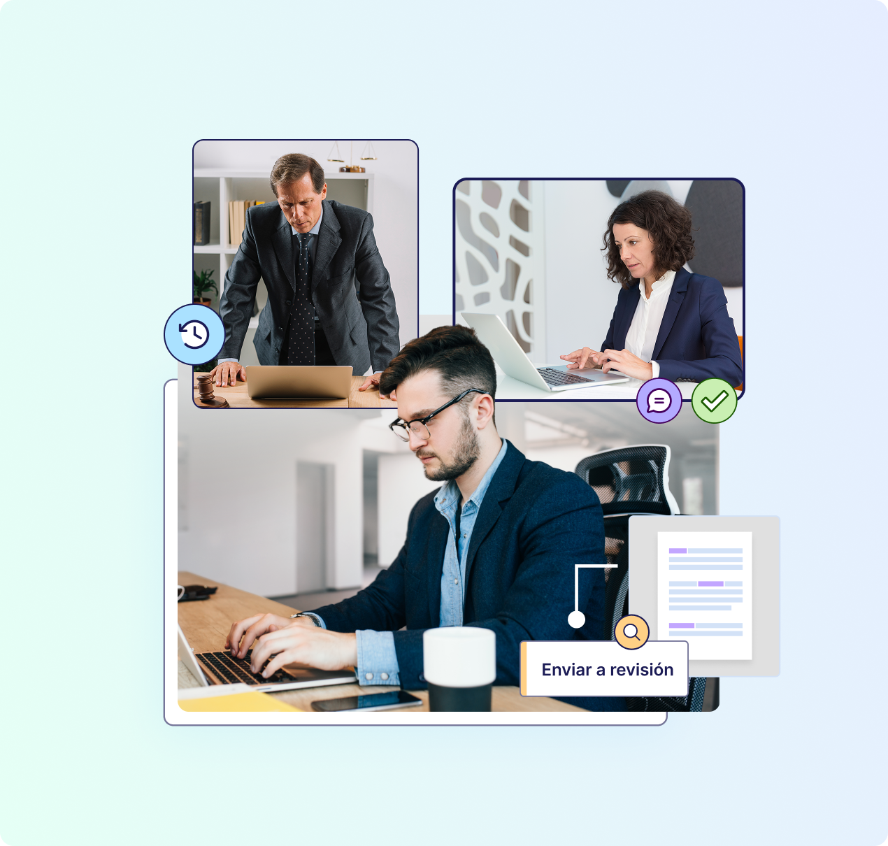 Colaboración en equipo y seguimiento
